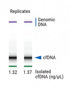 cfDNA isolation with cfMAX is reproducible.